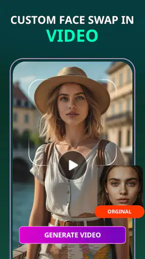 AI gesichtstausch-deepfake app screenshot