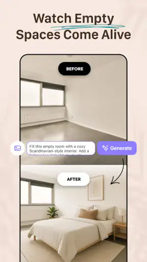 AI Remodel: Zimmer Einrichten screenshot
