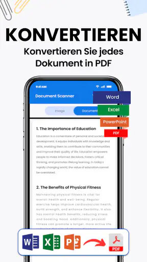 AI-Scanner, Scandokument screenshot