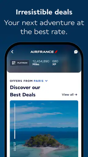 Air France - Flugbuchung screenshot