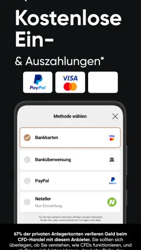 Aktien app - Capital.com screenshot