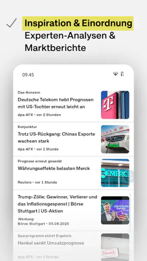 Aktienkurse im Blick - onvista screenshot