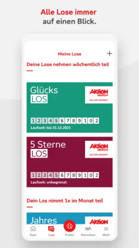 Aktion Mensch-Lotterie screenshot