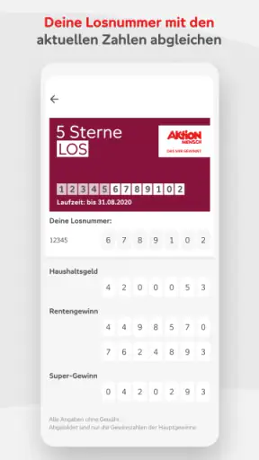 Aktion Mensch-Lotterie screenshot