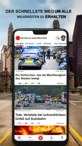 Aktuelle Nachrichten screenshot