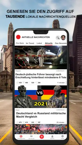 Aktuelle Nachrichten screenshot