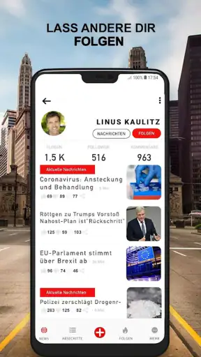 Aktuelle Nachrichten screenshot