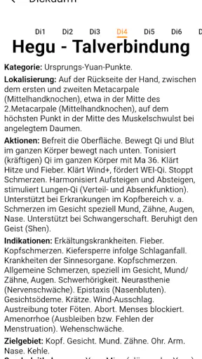 Akupunktur Assistent screenshot