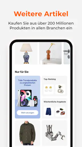 Alibaba.com - B2B-Marktplatz screenshot