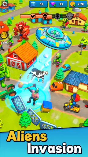 Aliens vs Zombies: Invasion screenshot