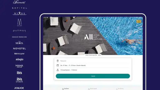 ALL.com: Hotel weltweit buchen screenshot