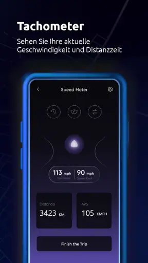 All-in-One-Karten, Tachometer screenshot