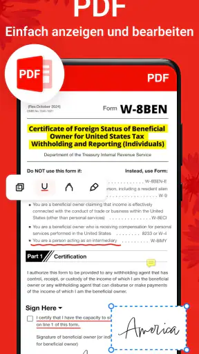 Alle Dokumente Leser: PDF, XLS screenshot