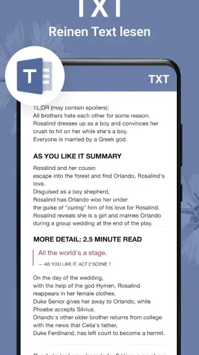 Alle Dokumente Leser: PDF, XLS screenshot