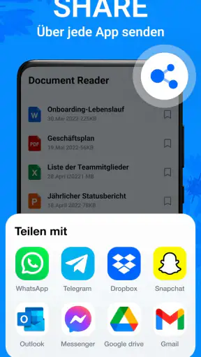 Alle Dokumente Leser: PDF, XLS screenshot