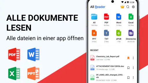 Alle Dokumentenleser, Editoren screenshot