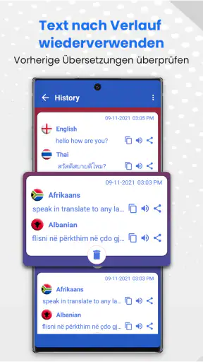 Alle Sprachen Übersetzer App screenshot