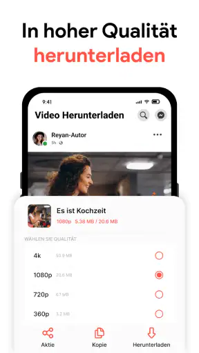 Alle Video Downloader App screenshot