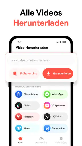 Alle Video Downloader App screenshot