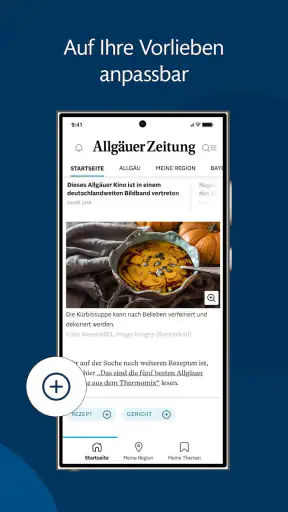 Allgäuer Zeitung News screenshot