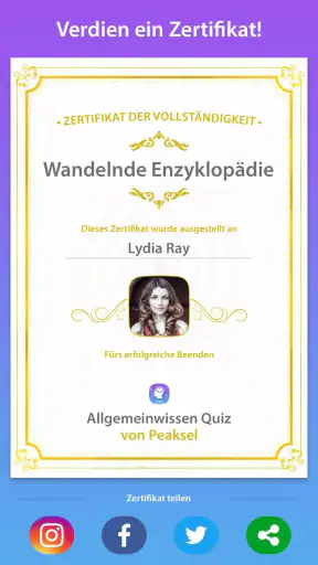 Allgemeinwissen Quiz screenshot