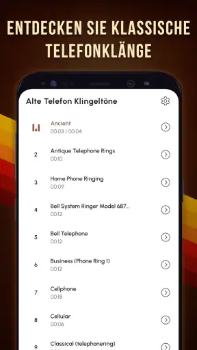 Alte Telefon Klingeltöne screenshot