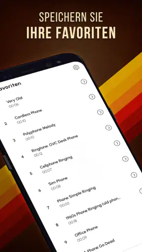 Alte Telefon Klingeltöne screenshot