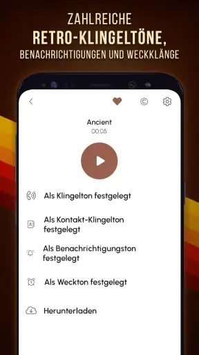Alte Telefon Klingeltöne screenshot