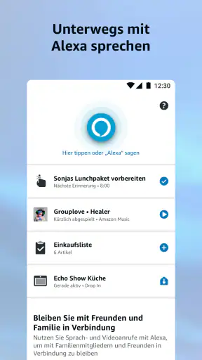 Amazon Alexa screenshot