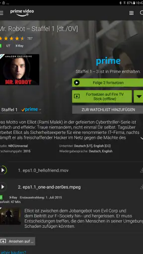 Prime Video screenshot