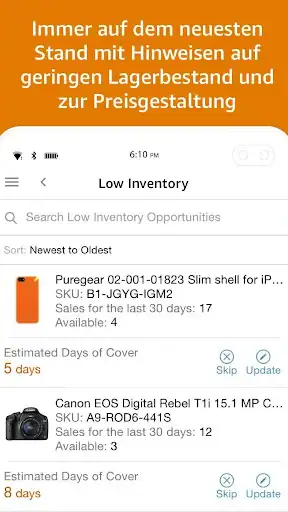 Amazon Seller screenshot