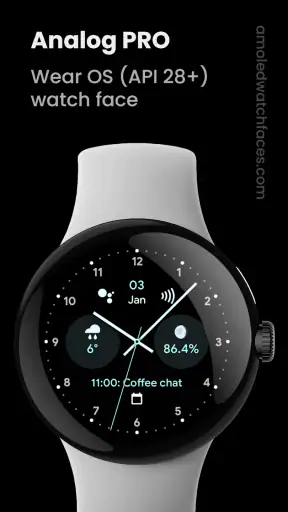 Analog PRO: Watch face screenshot