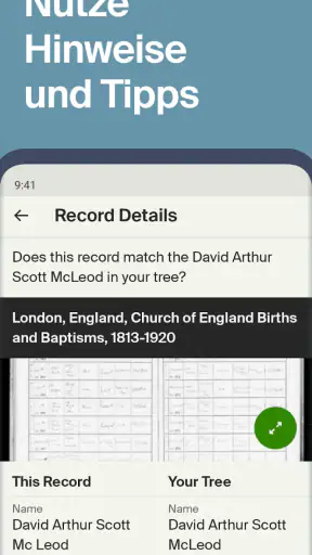 Ancestry: Familie und DNA screenshot