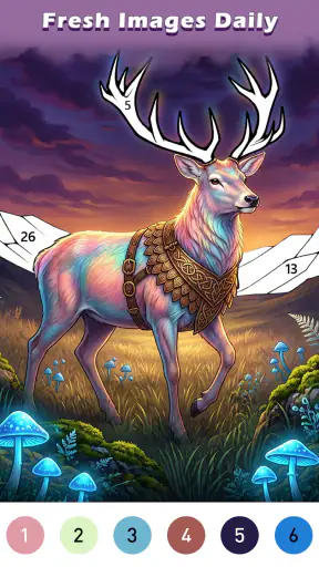 Ancient Color By Number Game screenshot