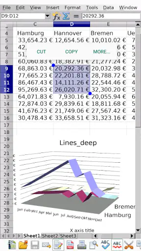 AndrOpen Office screenshot