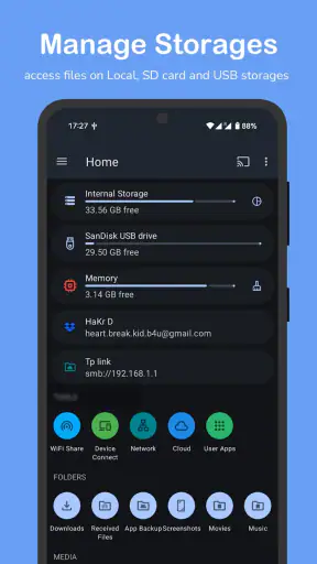 AnExplorer Share File Manager screenshot