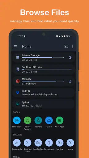 AnExplorer Share File Manager screenshot