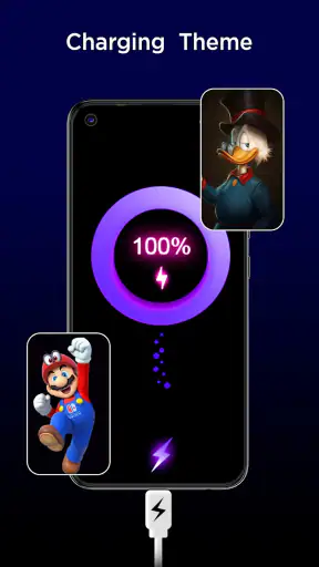 Animation zum Laden des Akkus screenshot