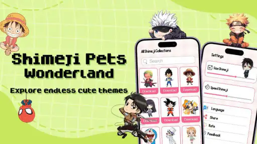 Anime Shimeji Bildschirmtiere screenshot