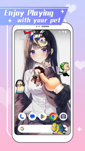 Anime Shimeji Bildschirmtiere screenshot