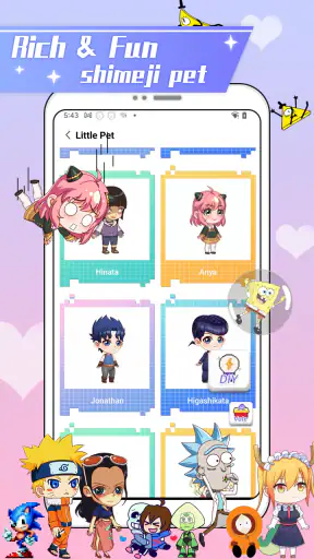 Anime Shimeji Bildschirmtiere screenshot