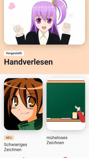 Anime zeichnen lernen app screenshot