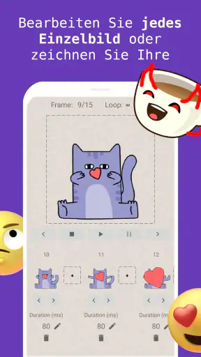 Animierte Sticker erstellen screenshot
