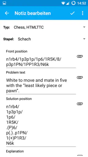 AnkiDroid Karteikarten screenshot