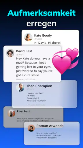 Anmachsprüche und Nachrichten screenshot