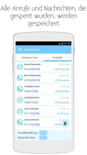 Anrufer und SMS Blockieren screenshot