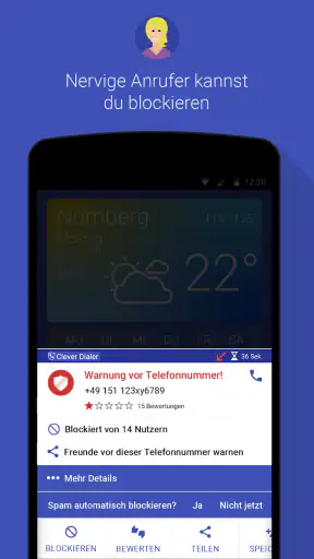 Anruferkennung | Clever Dialer screenshot