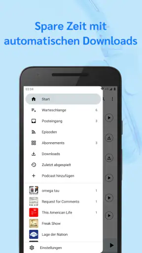 AntennaPod screenshot