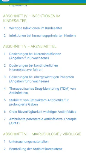 Antibiotika – Antiinfektiva screenshot