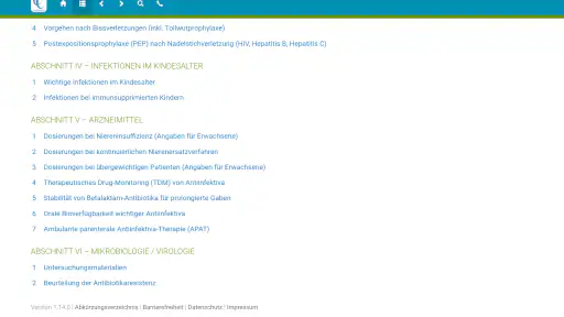 Antibiotika – Antiinfektiva screenshot